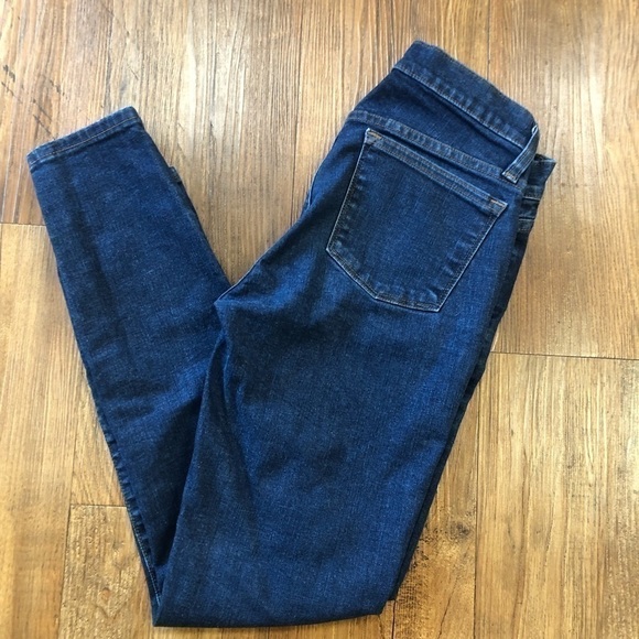 𝅺j. Crew Toothpick 8” Rise Jeans Size 27 - Picture 11 of 14